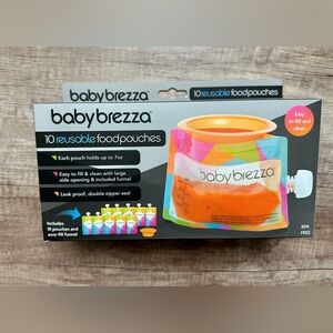 NWT Reusable Food Pouches 10 pack BPA free